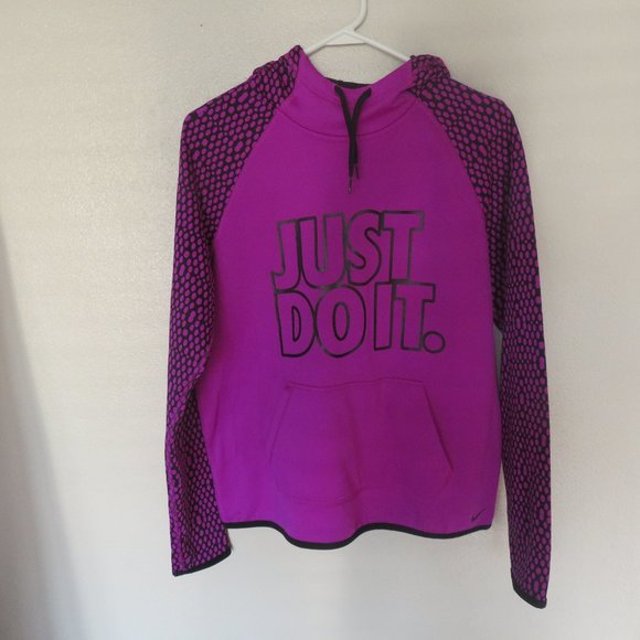 Women's Nike Just Do It Graphic Therma Fit Fleece Hoodie - Picture 1 of 6